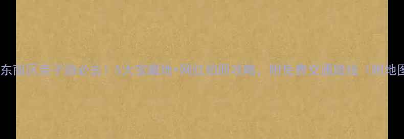 图片 天津东丽区亲子游必去！5大宝藏地+网红拍照攻略，附免费交通路线（附地图）2