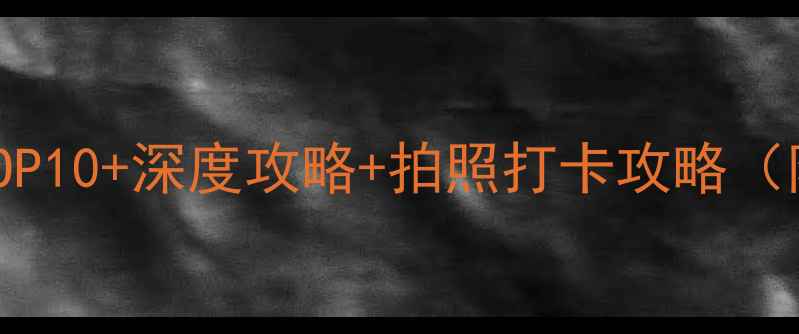 图片 山东菏泽必去景点TOP10+深度攻略+拍照打卡攻略（附交通住宿全指南）