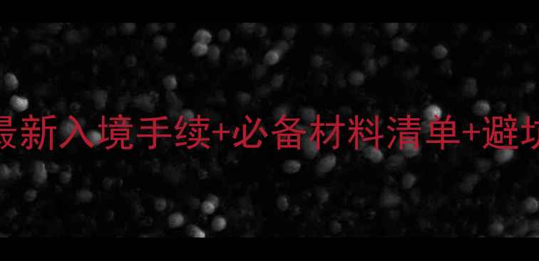 图片 泰国旅游签证全攻略：最新入境手续+必备材料清单+避坑指南（附申请流程图）