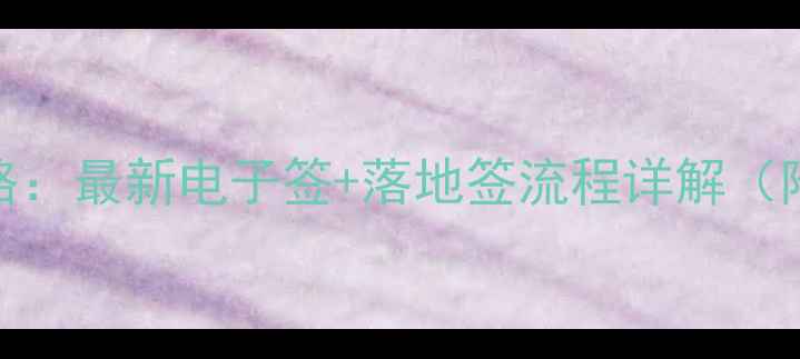 图片 越南旅游签证办理全攻略：最新电子签+落地签流程详解（附材料清单&避坑指南）2