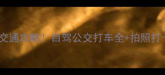 图片 🌟莱芜香山景区保姆级交通攻略！自驾公交打车全+拍照打卡指南（附实时路况）2