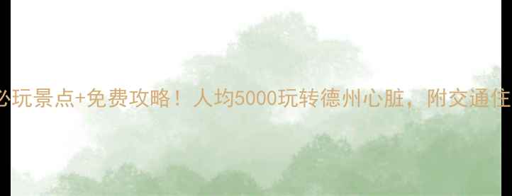 图片 🌟达拉斯必玩景点+免费攻略！人均5000玩转德州心脏，附交通住宿全指南2