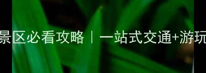 图片 📌武隆火车站到景区必看攻略｜一站式交通+游玩路线+避坑指南1